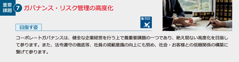 ガバナンス・リスク管理の高度化